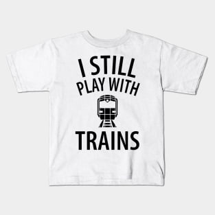 train railwayman trains driver Kids T-Shirt